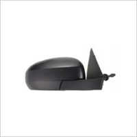 Mirror Assy Rear View Rh - Corrosion-resistant Black Plastic, Standard Size, Matte Finish | Silent Operation, Manual Adjust, Bolt-on Connection