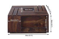 Solid wood Center Coffee table Cubic