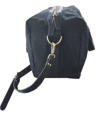 Canvas  Duffle Bag with Leather Trims