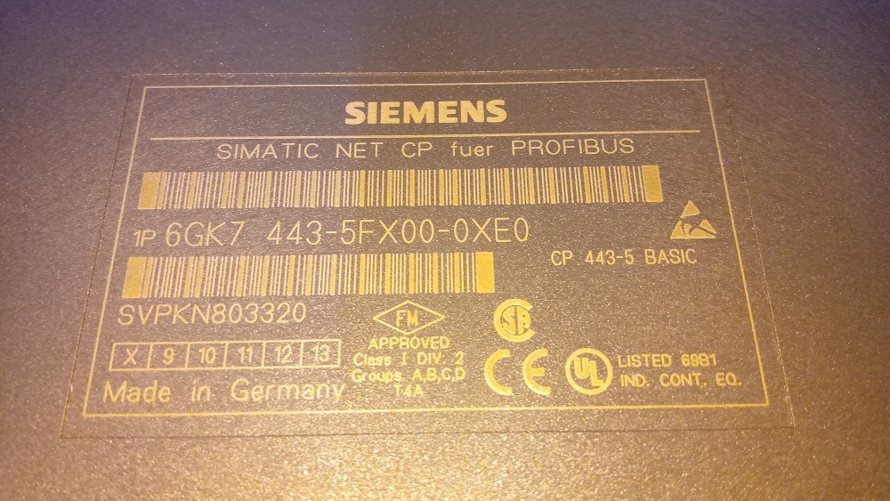 SIEMENS SIMATIC S7 400 MODULE 6GK7 443-5FX00-0XE0