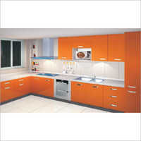 L Shape Modular Kitchen