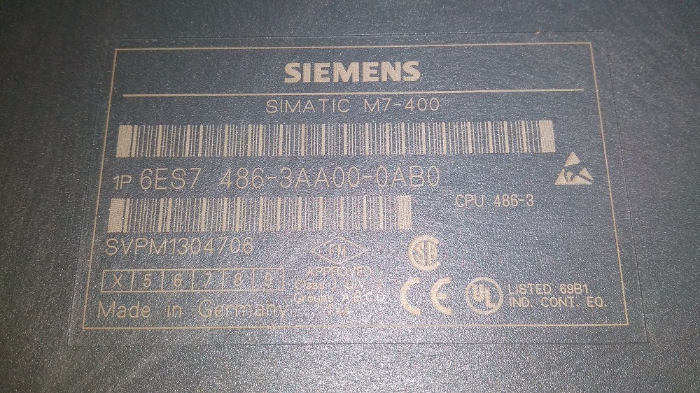SIEMENS SIMATIC S7 400 MODULE 6ES7 486-3AA00-0AB0