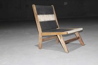 Wood Rope Outdoor Lounge Chair