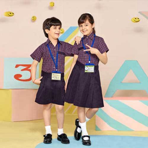Half Sleeve Kids School Uniform