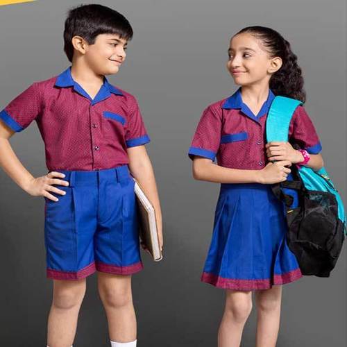 Half Sleeve Play School Uniform
