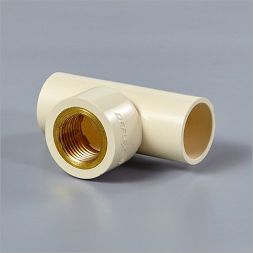 CPVC And Brass Pipe Tee