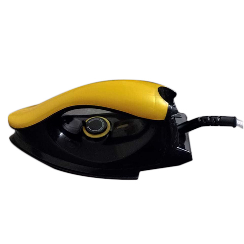 Jazz Electric Iron - Aluminum Material, Dry Type, 220V, Black Color, 9ft Cord Length | Over Heating Protection Enabled