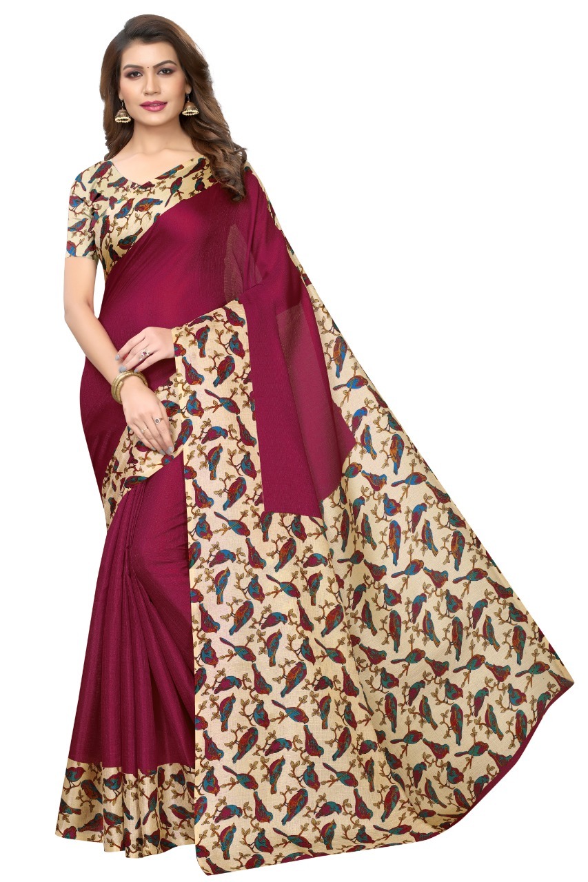 Designer kalamkari saree