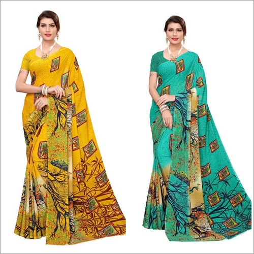 New Georgette saree