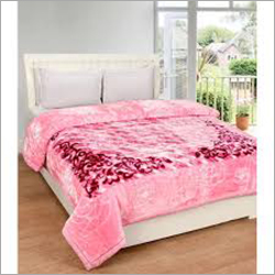 Pink Reversible Mink Blanket Size: Full