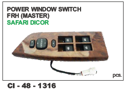 Power Window Switch  Frh(Master) Safari, Decor Vehicle Type: 4 Wheeler