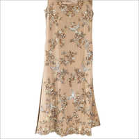 Ladies Heavy Work Suit - Cotton Polyester Blend, Customized Size , Full Sleeves , Embroidered Lace Decoration