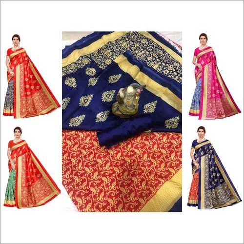 New art silk saree