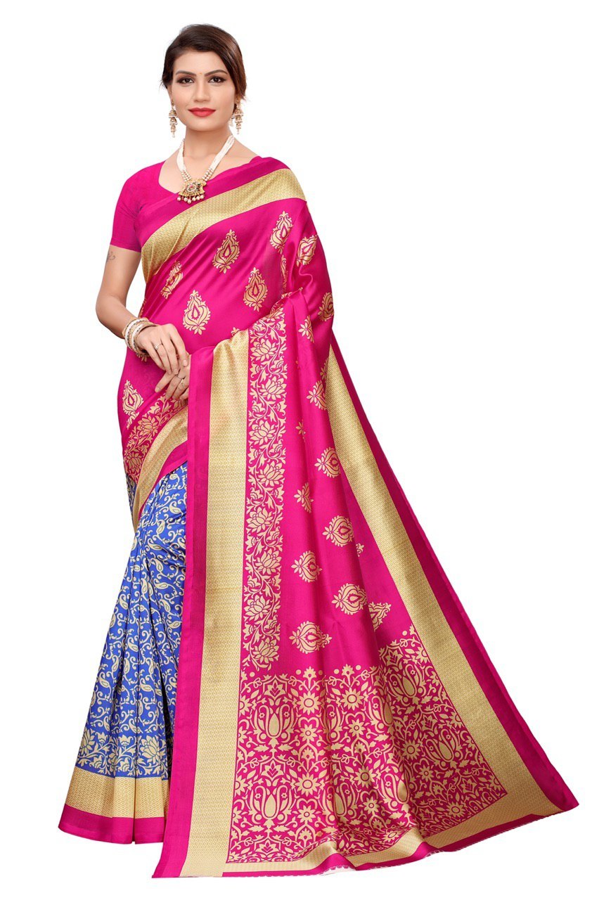 New art silk saree
