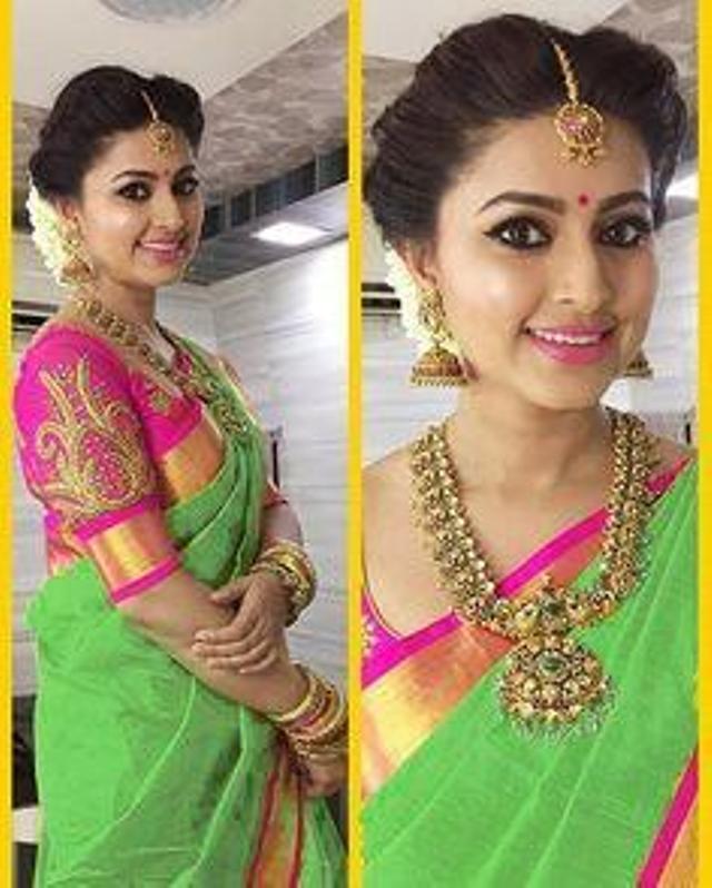 Fancy designer cotton silk saree