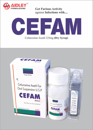 Dry Syrup Cefuroxime 125 mg/5ml ( With Wfi)