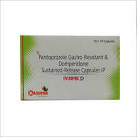 Pantoprazole Gastro Resistant Domperidone Sustained Release Capsules IP