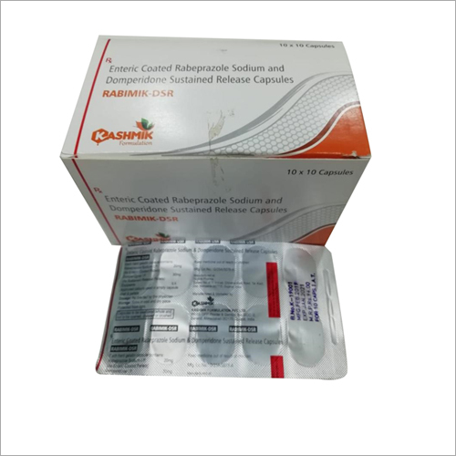 Enteric Coated Rabeprazole Sodium Domperidone Sutained Release Capsules