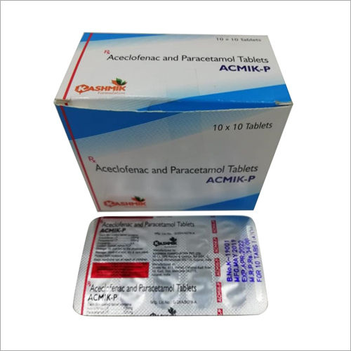 Aceclofenac and Paracetamol Tablets