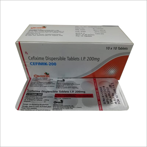 Cefixime Dispersible Tablets IP 20 mg
