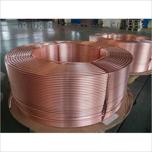 LWC COPPER COIL - Phosphorus Deoxidized & Oxygen Free Copper OD 4mm to 25.4mm Thickness 0.27mm+ Polished Finish Round Shape