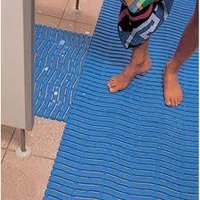 Swimming Pool Mat - Rubber Material, Various Dimensions, Blue Color, 1/2 Inch Thickness | Anti-slip Surface, Interlocking Design, Germ-resistant Treatment