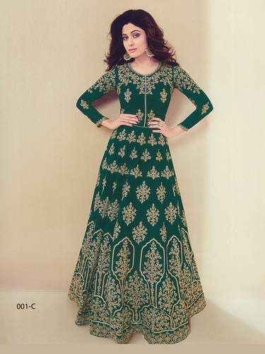 Dark Green Anarkali Suits