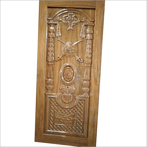 3D Carved Wooden Designer Door
