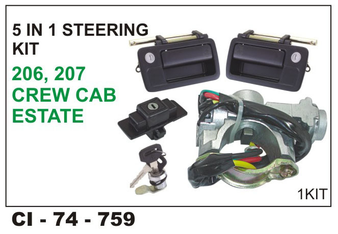 5 in 1 steering Kit 206,207,CREW CAB ESTATE