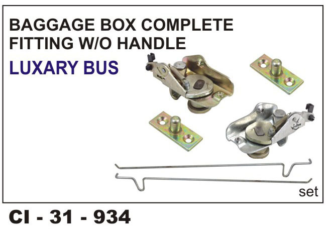 Baggage Box Complete Fitting w/o Handle LUXURY BUS