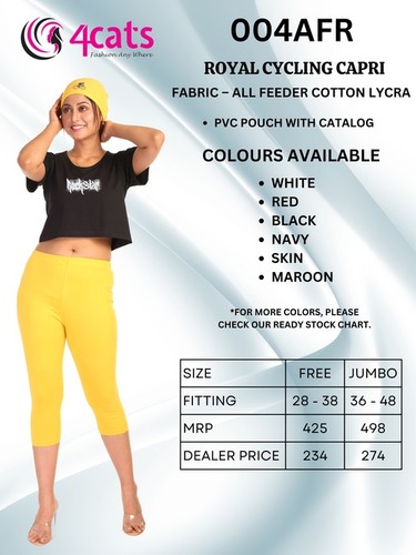 Classy Workout Capri - Color: Red