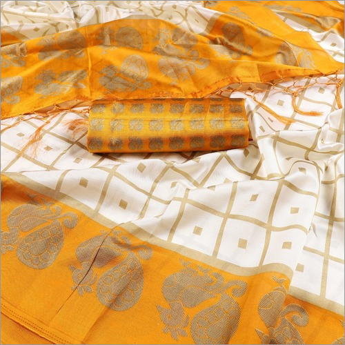 New Peacock print mysore silk saree with jhalar