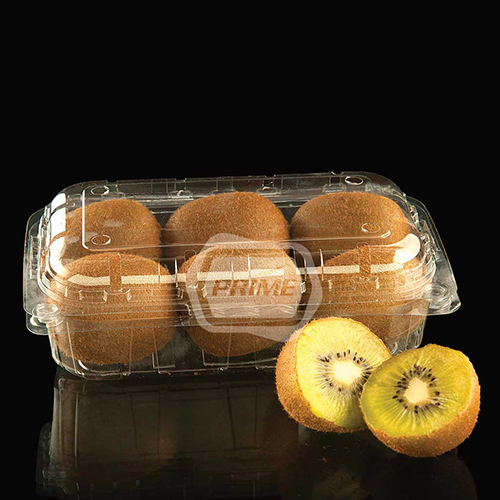 Transparent Packaging Boxes - 190L x 115W x 60H | r-PET Material, Safe Shelf Life for Fresh Fruits and Vegetables
