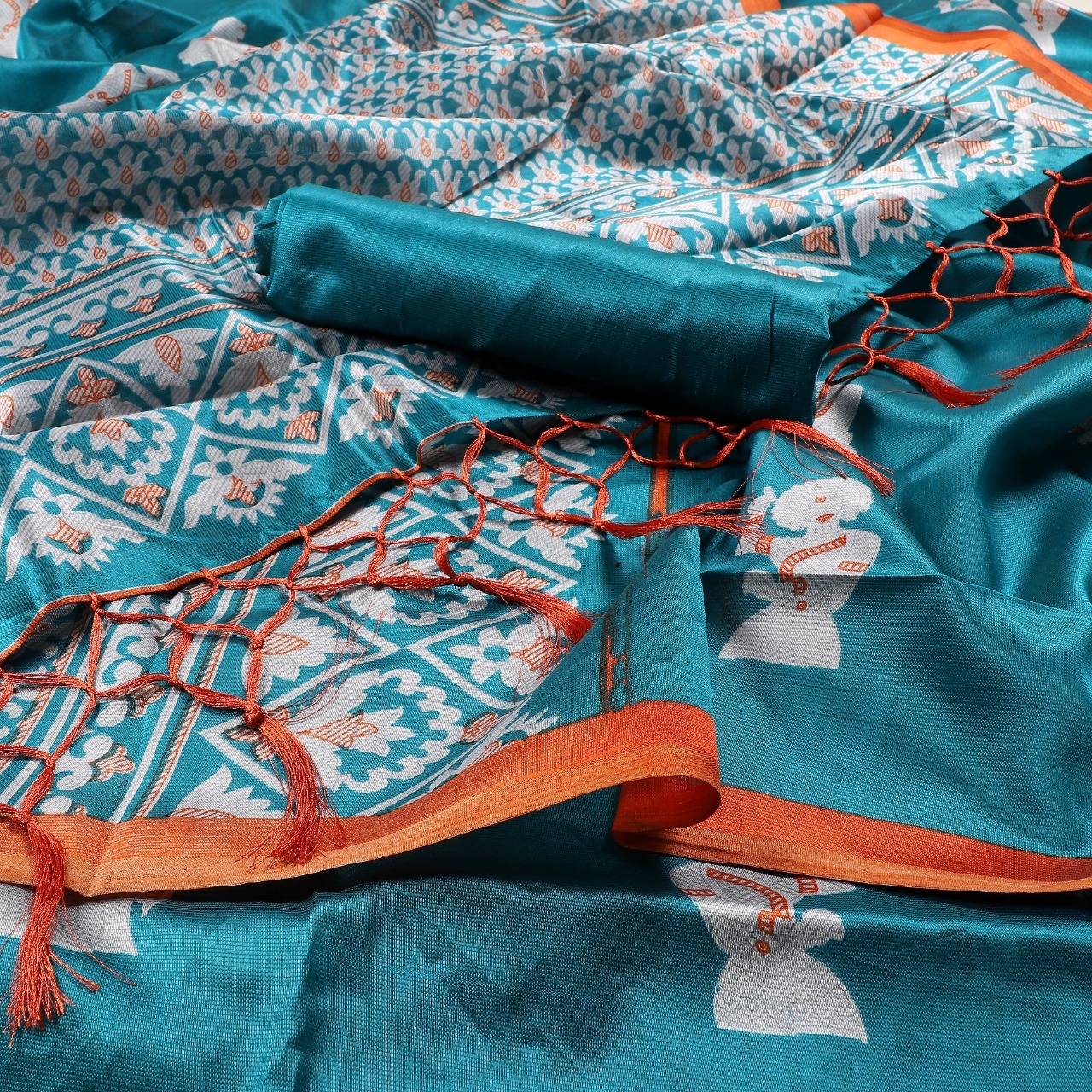 new ladies wear art silk saree