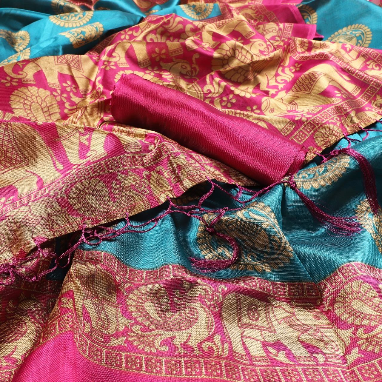 new mix design mysore silk saree
