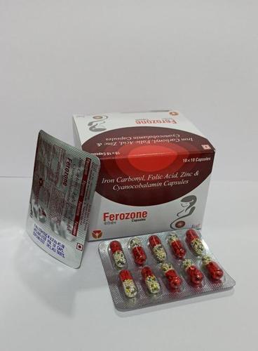 Iron Carbonyl Folic Acid Zinc And Cyanocobalamin Capsules