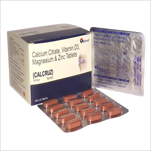 Calcium Citrate Vitamin D3 Magnesium And Zinc Tablet Dry Place