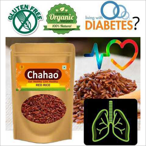 Organic Chahao Red Rice - 99% Purity, 6 Months Shelf Life, Red Color | Rich in Antioxidants, High in Protein and Fiber, Organic Cultivation