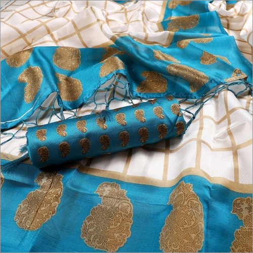 Flower print mysore silk saree