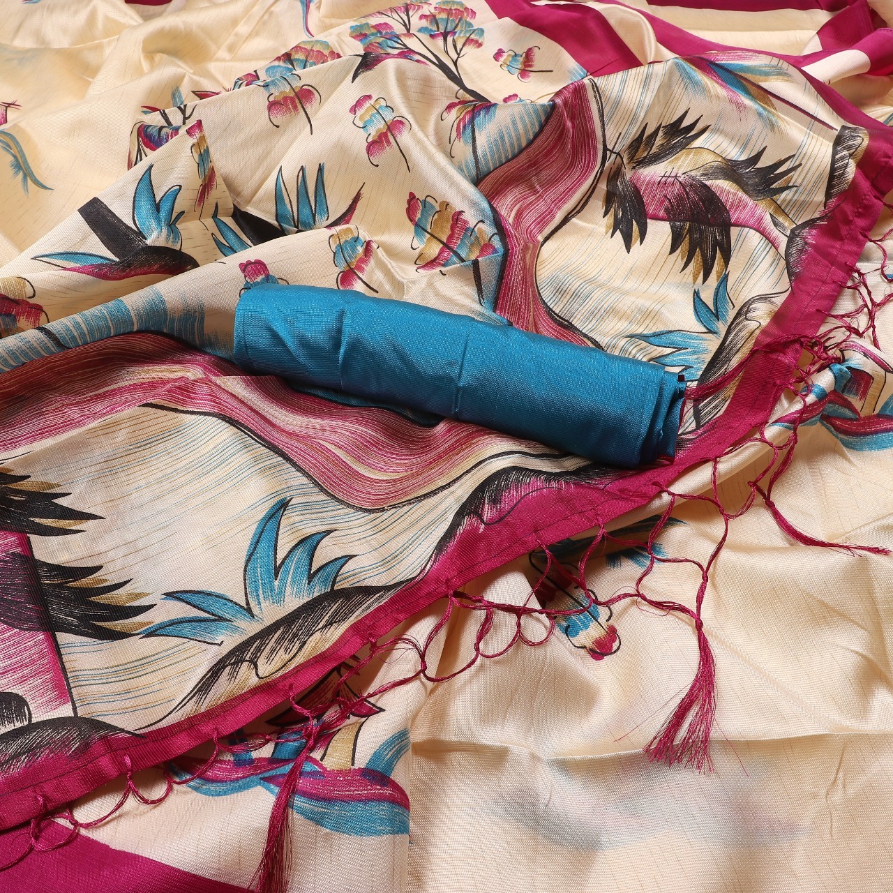 New attractive Designer mysore saree with jhalar