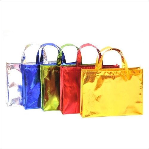 Laminated Loop Handle Bags - Non Woven Material, Available In All Sizes And Colors - Lightweight, Skin Friendly, Glossy Look For Shopping And Promotions