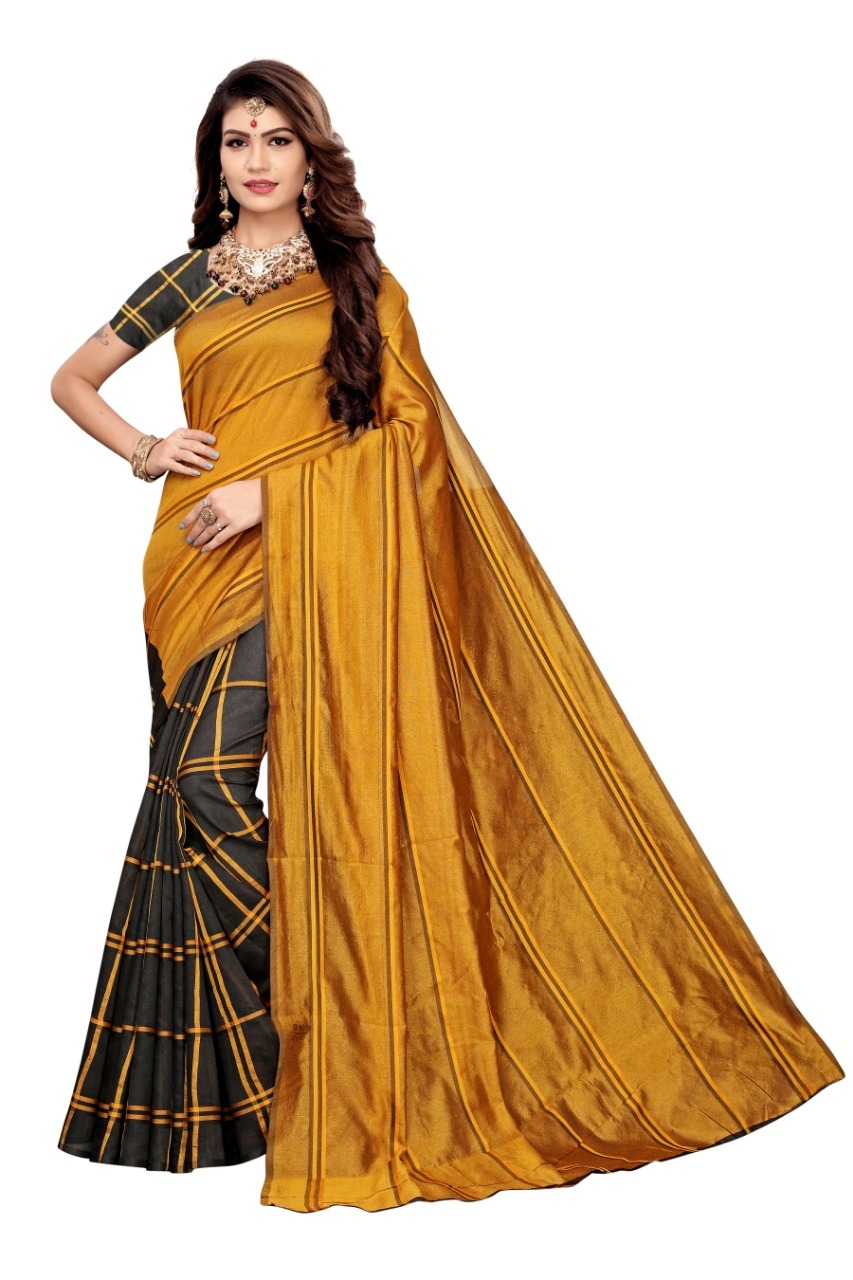 New designer cotton silk saree