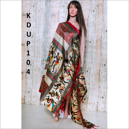 Boho Style Cotton Blend Printed Dupatta