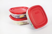 700 ml Plastic Food Storage Container 3 Pcs Set