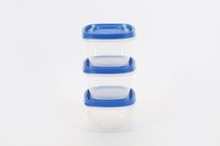 475 ml Plastic Snack Container 3 Pcs Set