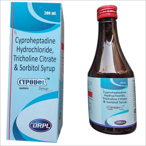 Cyproheptadine Hydrochloride Tricholine Citrate and Sorbitol Syrup