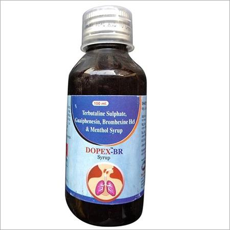 Terbutaline Sulphate Guaiphenesin Bromhexine HCL and Menthol Syrup