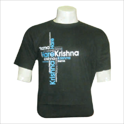 Round Neck Cotton T-Shirt Gender: Male