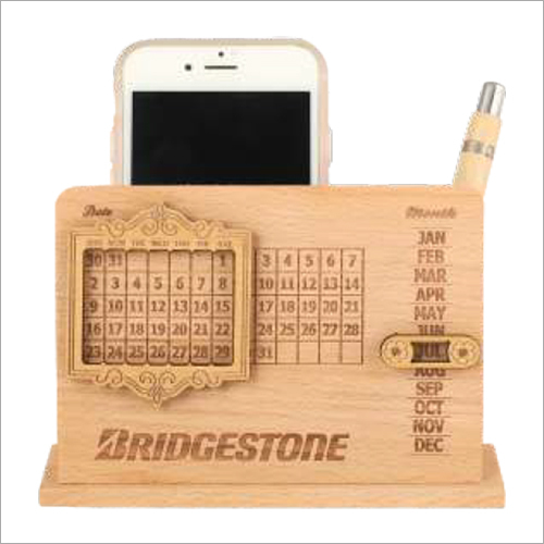 Light Brown Table Calendar