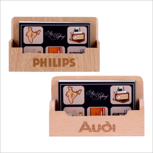 Wood Color Visting Card Holder